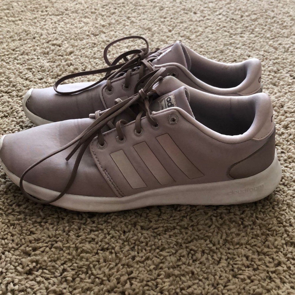 Lavender Adidas Cloud Foam Sneakers
